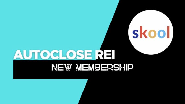 Welcome to AutoClose REI: 