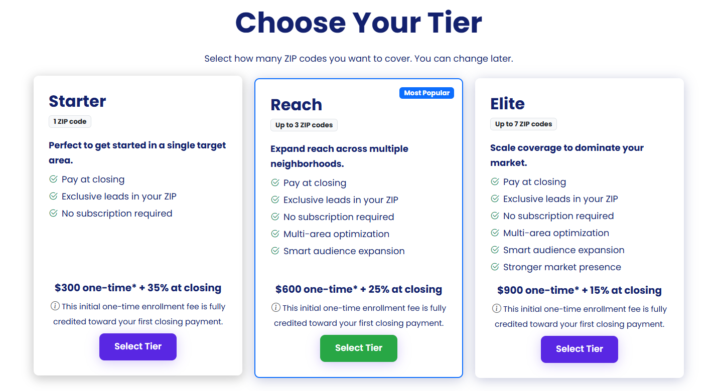 Coming Soon: Target Specific Leads and One-Time Deals