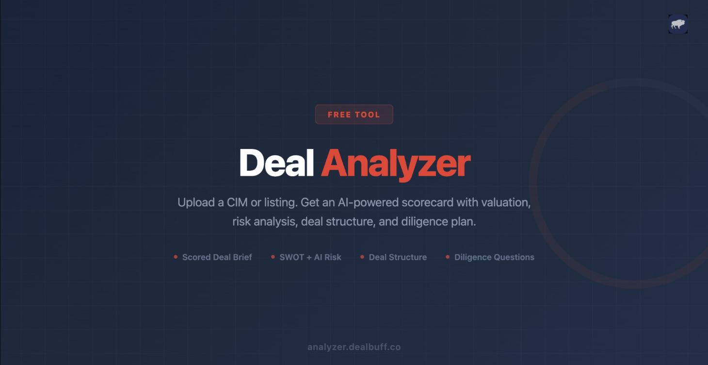 Deal Analyzer Tool