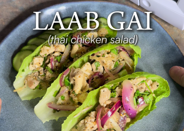 New Recipe Added: Laab Gai (Thai Chicken Salad)