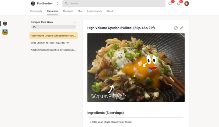 New Recipe Added: High Volume Gyudon