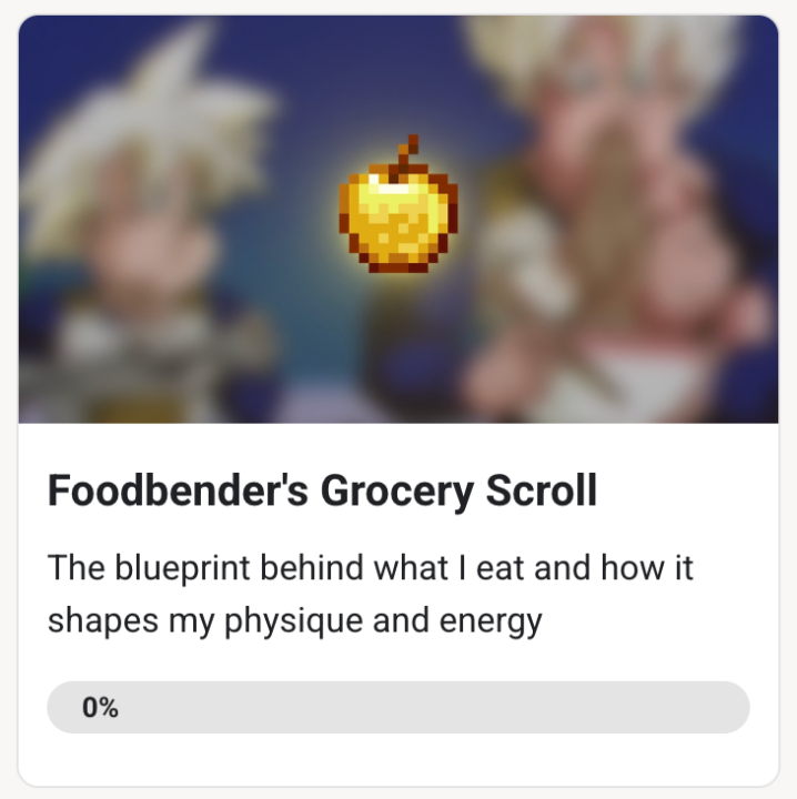 New Module Added: Foodbender's Grocery Scroll