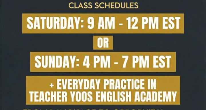 Teacher Yoos - Beginner Class