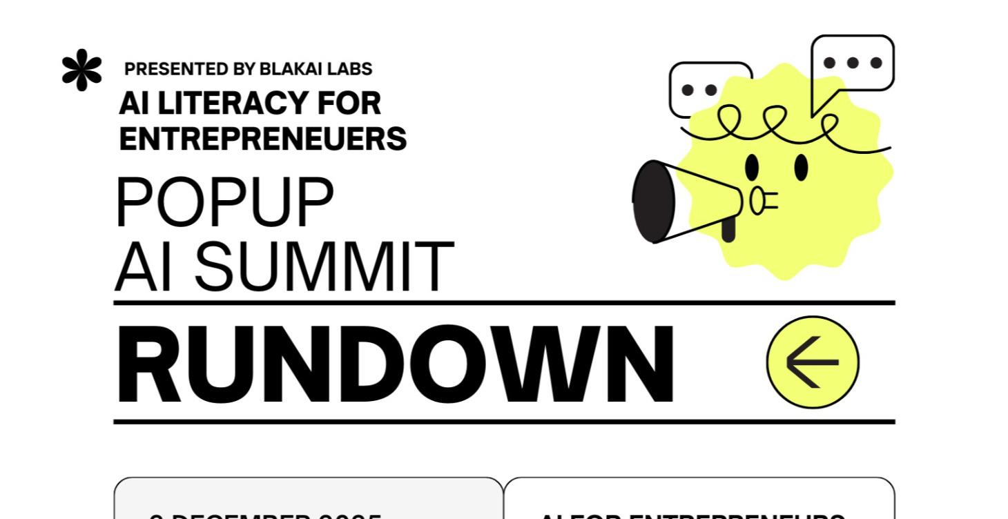 1-Day Ai Popup Summit: Dec. 2025