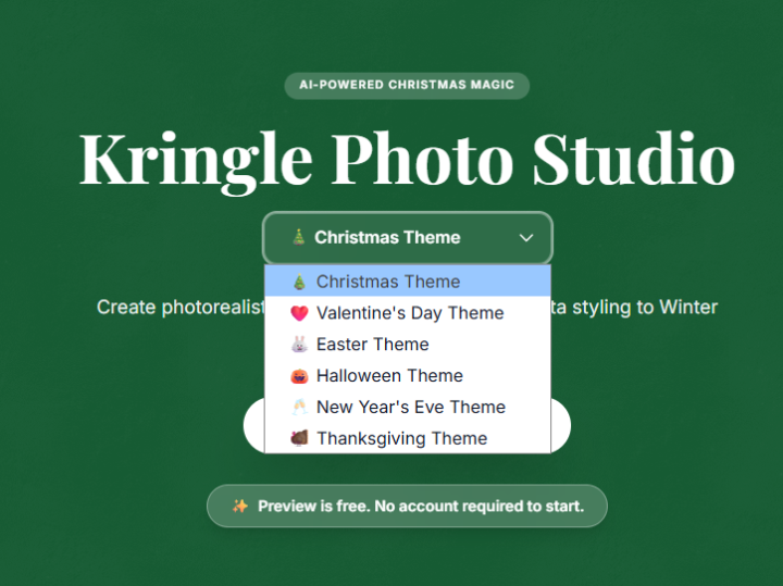 New Micro-App Drop: CREATE FAMILY PHOTOS FOR ANY HOLIDAY