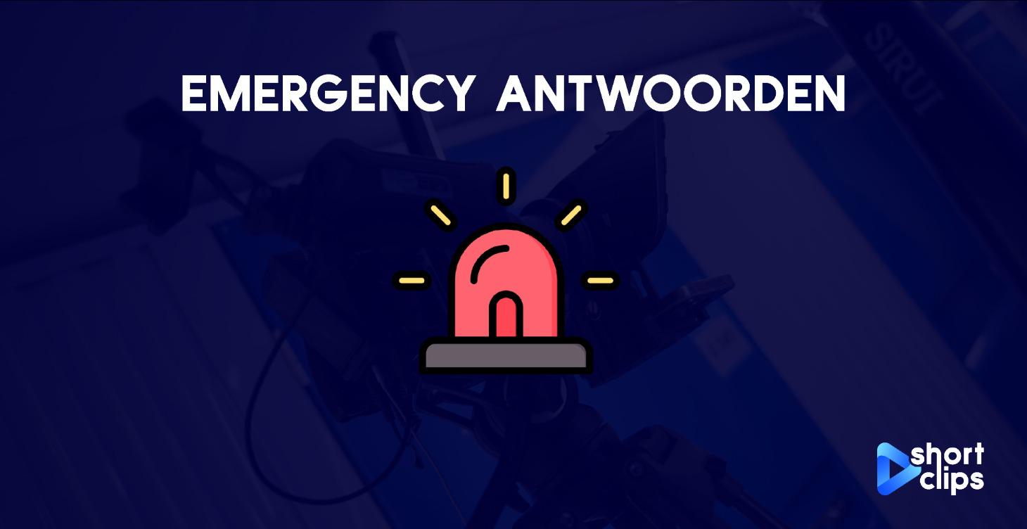 Vragen klanten - Emergency
