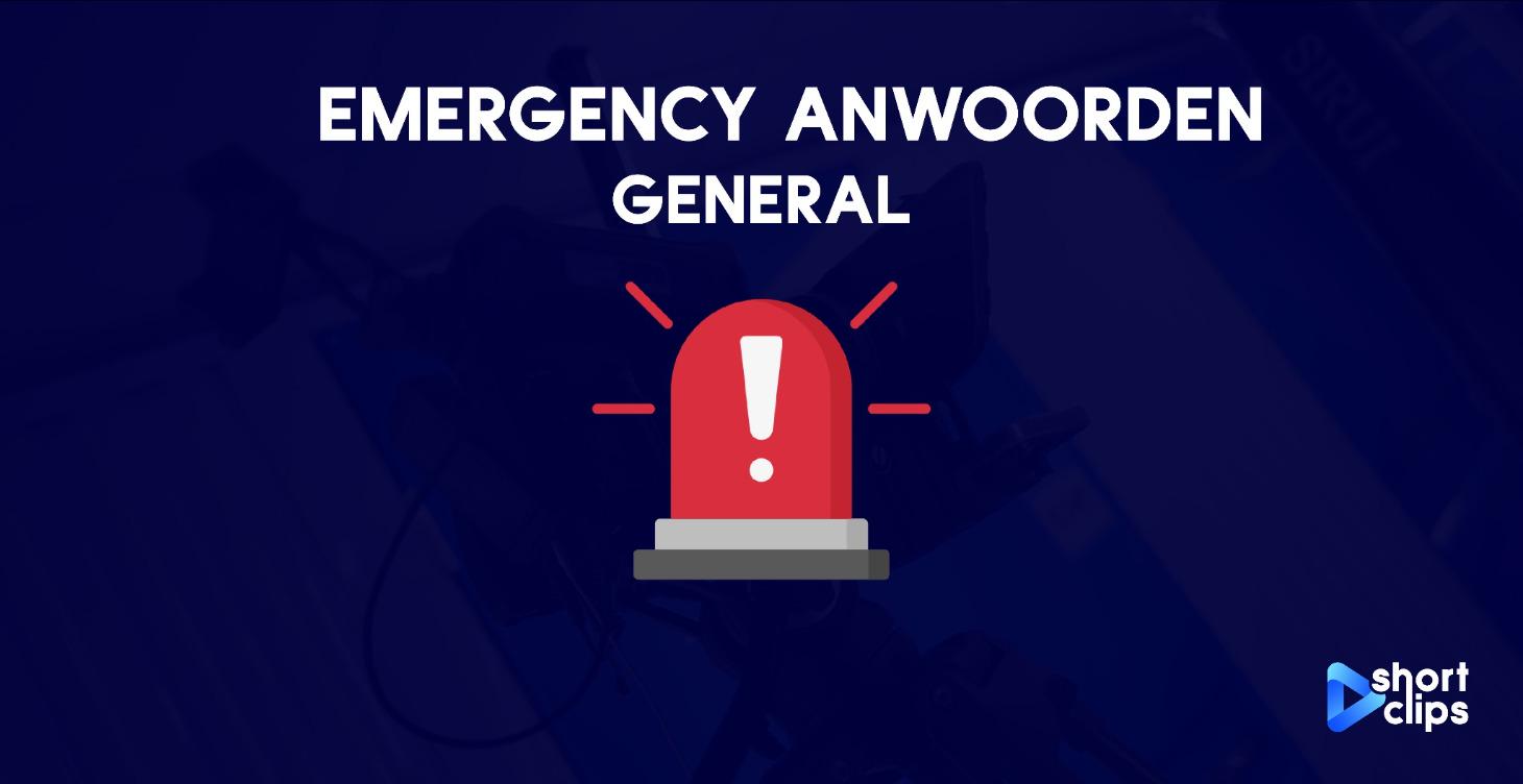 Vragen klanten - Emergency