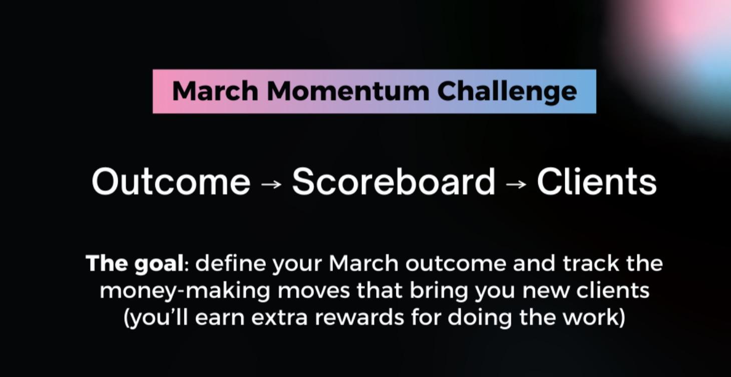 March Momentum Challenge