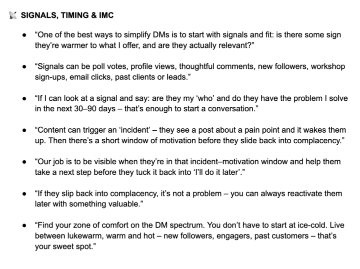 Golden Nuggies – DM Strategy