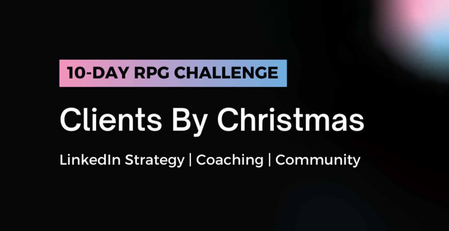 Clients By Christmas: 10-day Challenge