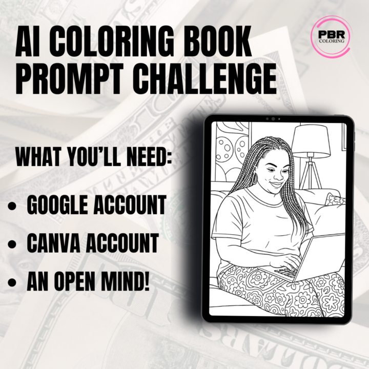 AI COLORING BOOK PROMPT CHALLENGE - DAY 1