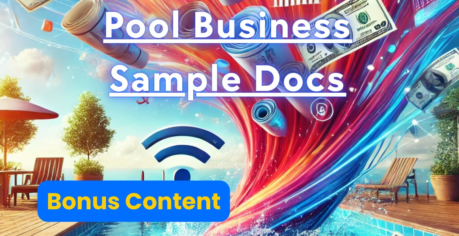 Pool Business Docs Examples You Can Use
