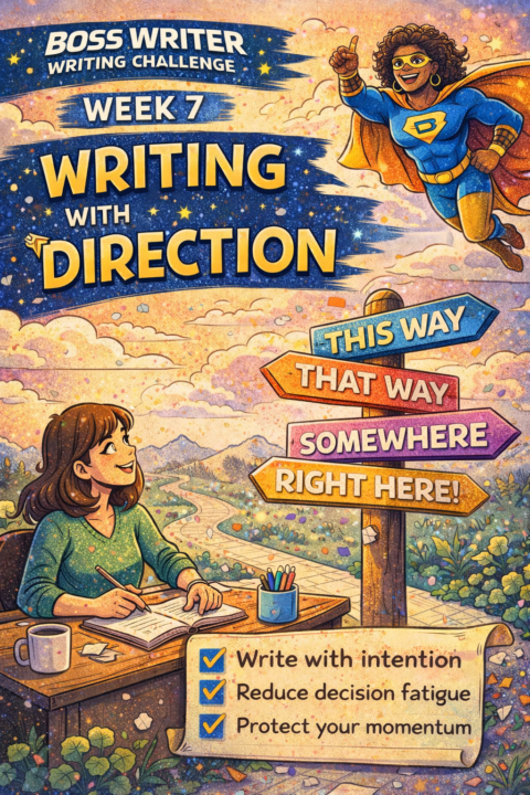 Week 7 Is Live: Writing With Direction