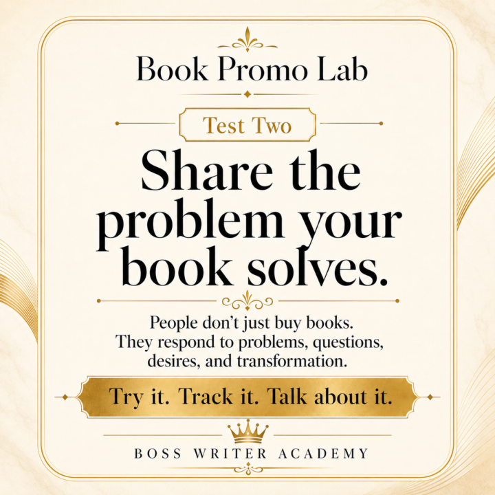 Book Promo Lab - Test Two