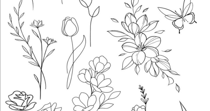 draw flowers with me