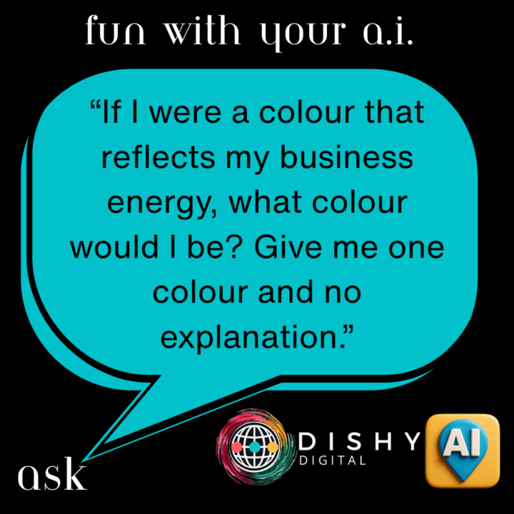 Some fun with your a.i.