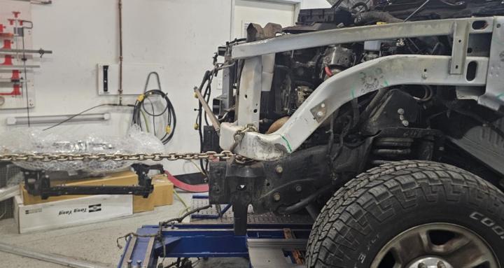 Autobody frame and collision