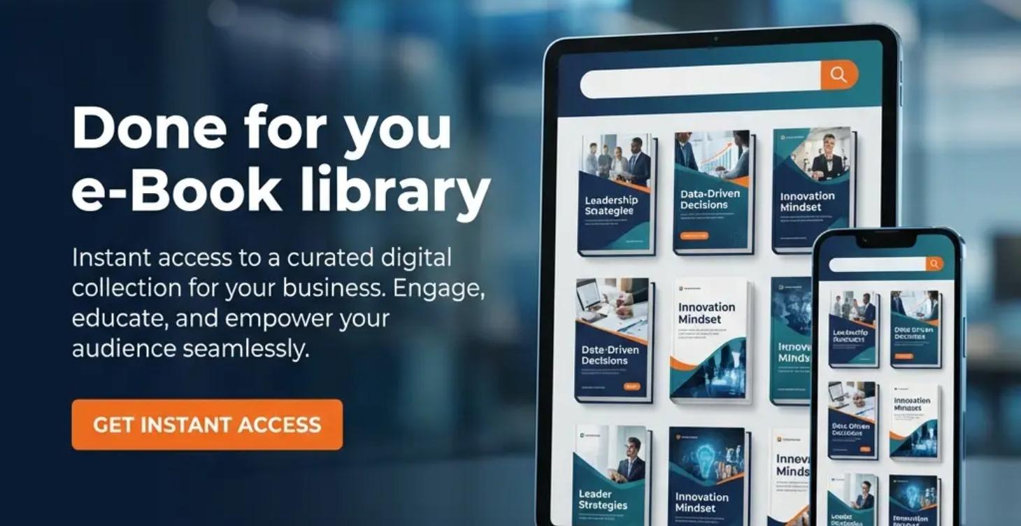 Done For you e-Book Library ($97)
