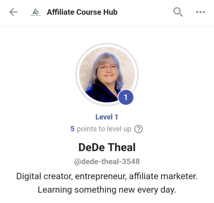 Let us welcome our new member Dede Theal 