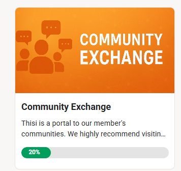 A special welcome to our members who are community owners 