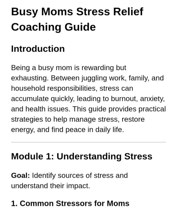Stress Guide