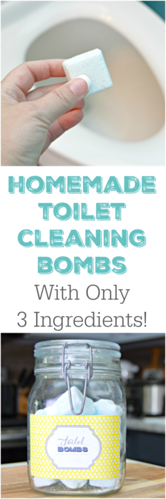 3 Ingredient toilet bombs