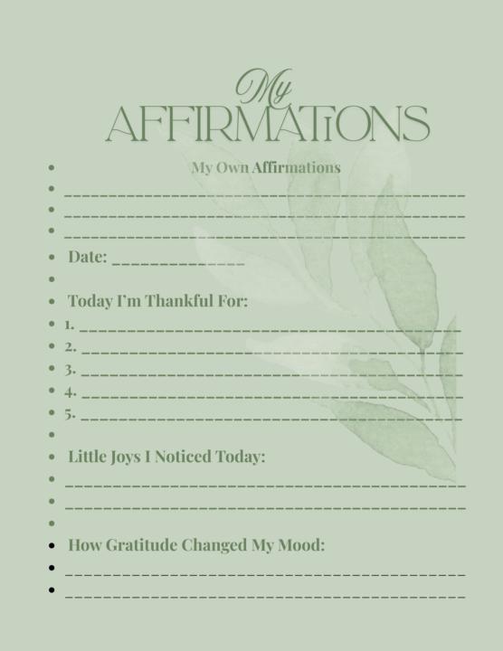 Affirmations 