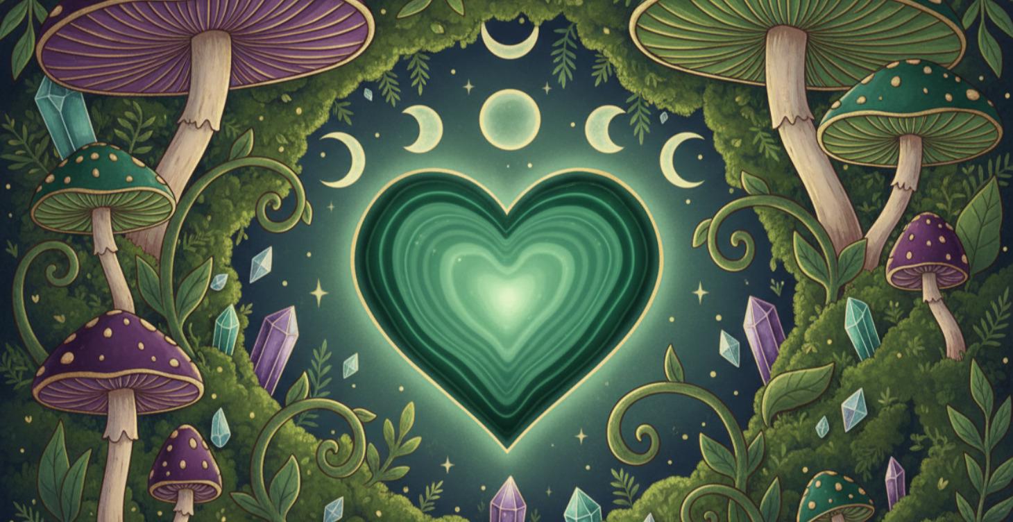 Malachite heart healing