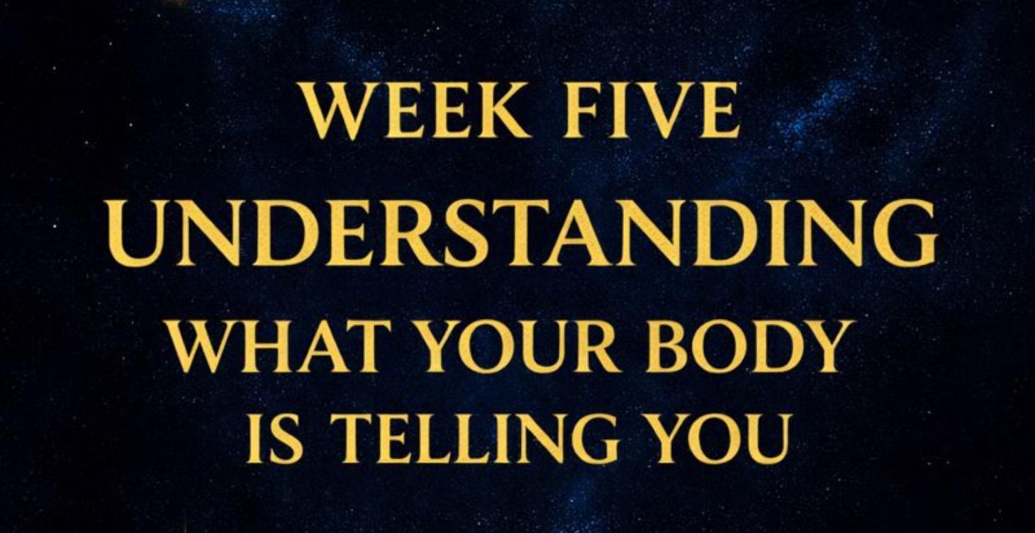 Week 5:Understanding What Your Body Is Telling You