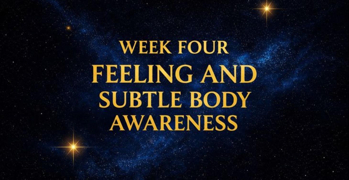 Week 4: Feeling & Body Awareness ✨🌌