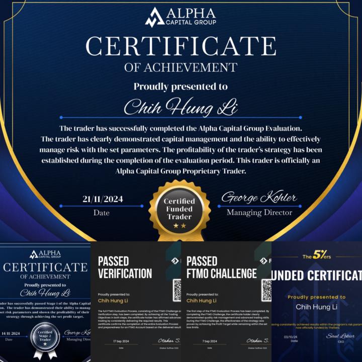 我是一名全職交易員