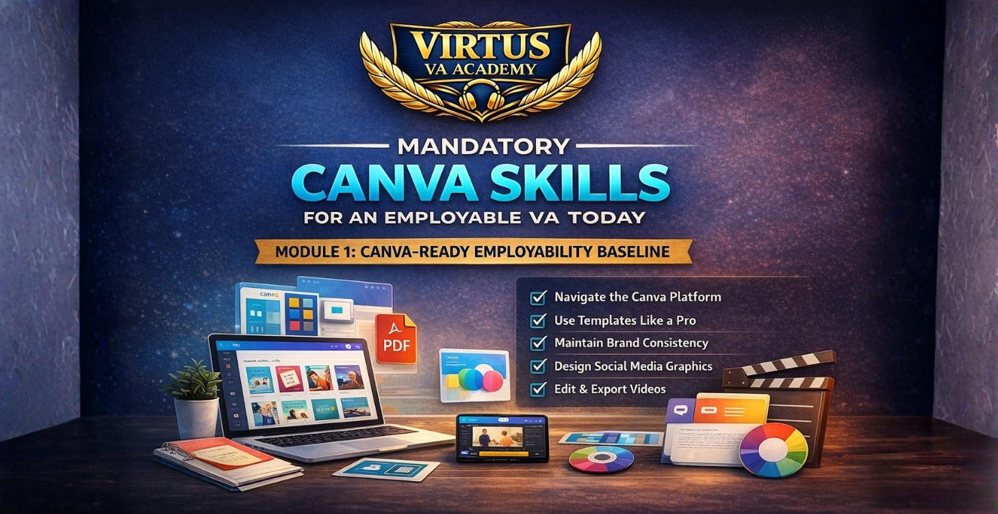 Mandatory Canva Skills for an Employable VA Today