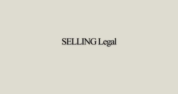 Selling Legal