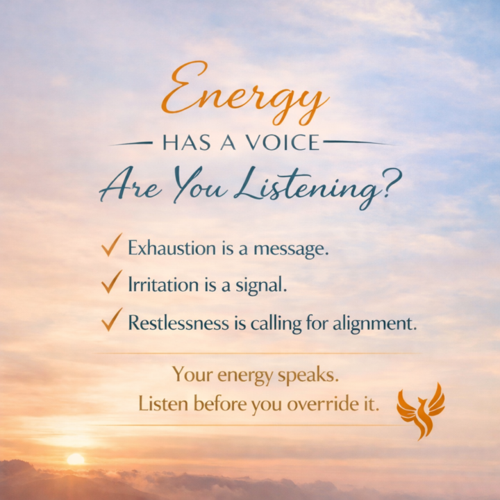 Energy Has a Voice -Are You Listening? 