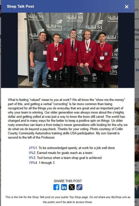 What is important to the team? 