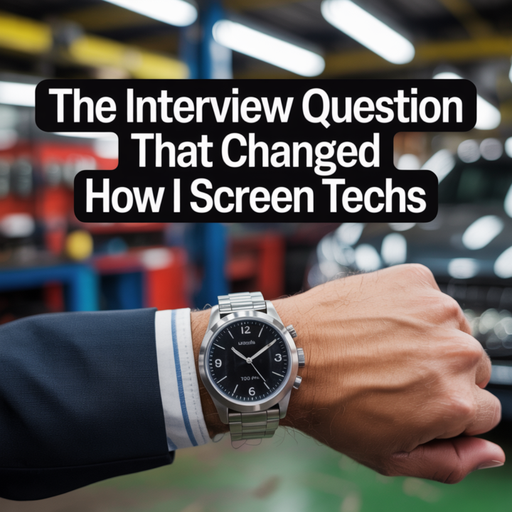 The Interview Question That Changed How I Screen Techs