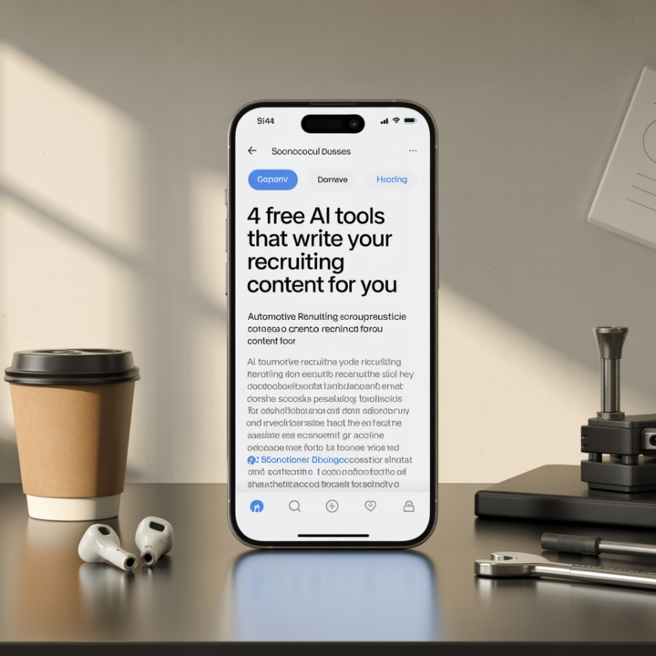4 free AI tools that write your recruiting content for you