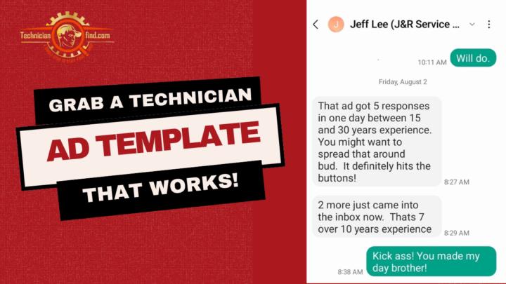 He got 7 qualified techs to respond in ONE day (steal the exact ad inside)
