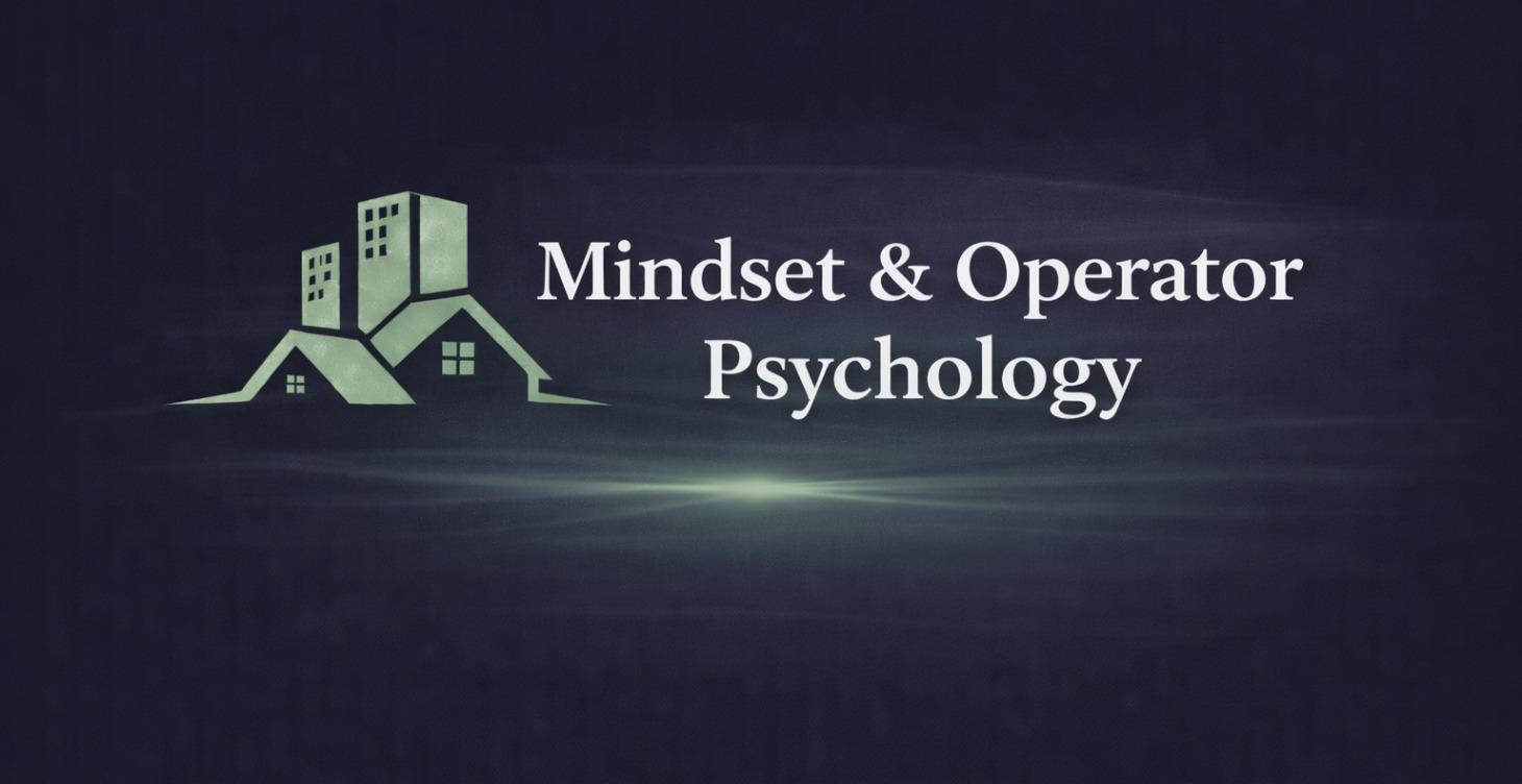 Mindset & Operator Psychology