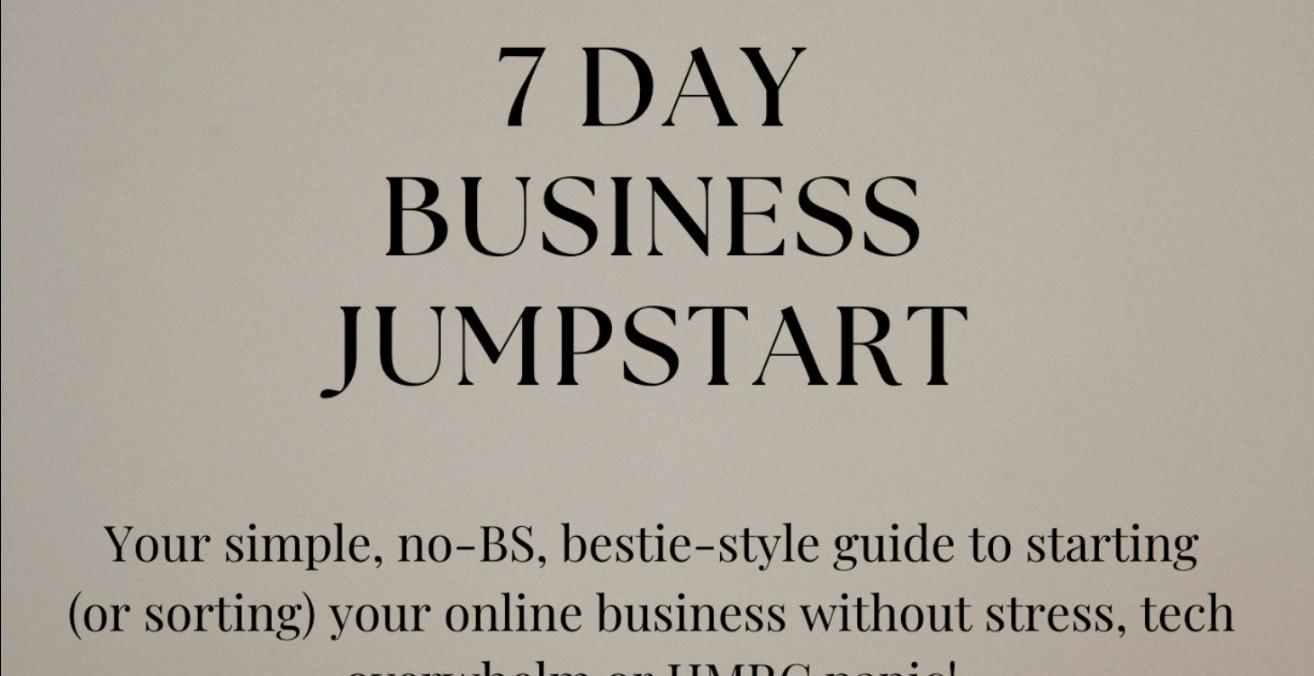 7 Day Business Jumpstart