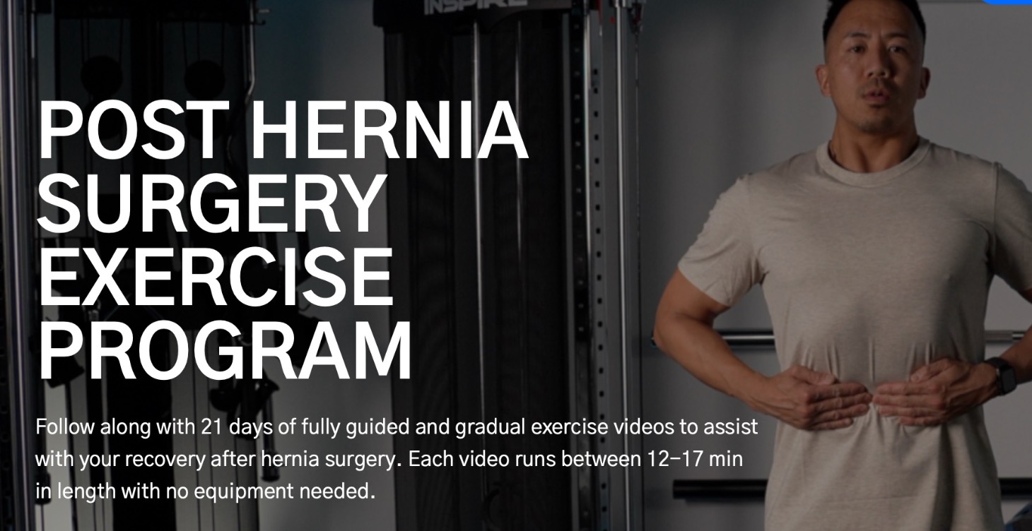 21-Day Video Hernia Surgery Recovery Program