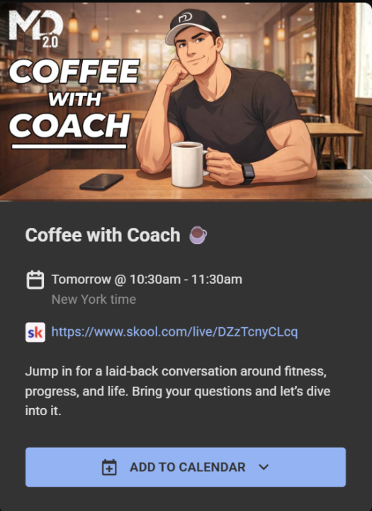 Coffee with Coach Questions ☕️