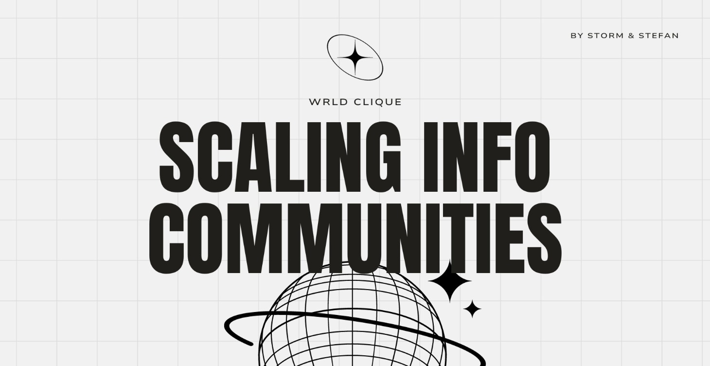 Scaling Info Communities