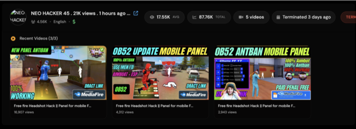 Game Channel Just got terminated