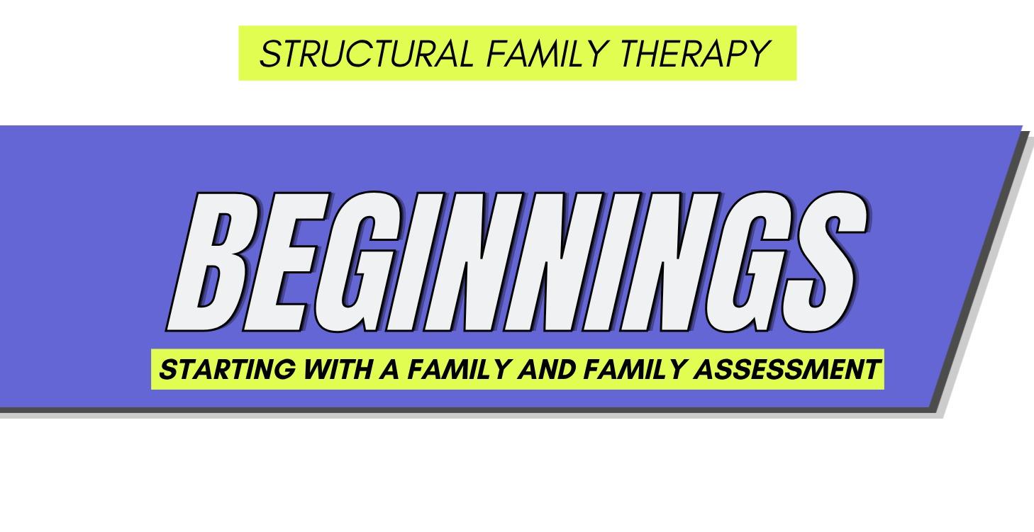 Family Therapy Assessment - Structural Worksheets