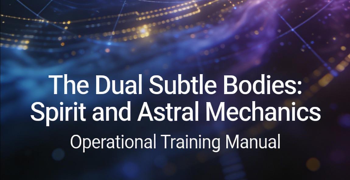 The Dual Subtle Bodies:Spirit and Astral Mechanics