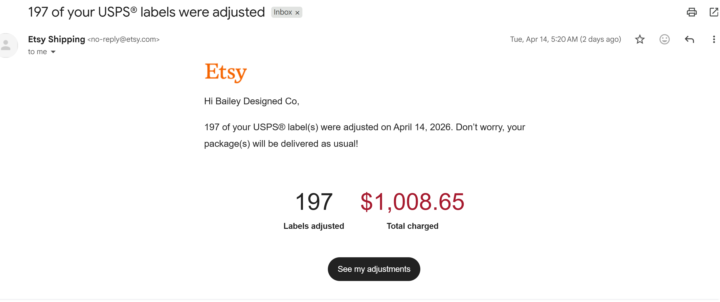 Apparently, I 'Owe' Etsy $1K+ 😅