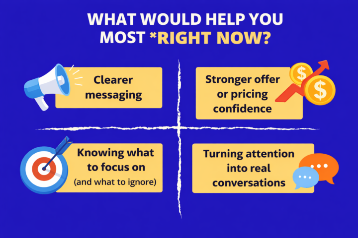 What do you actually want help with right now?