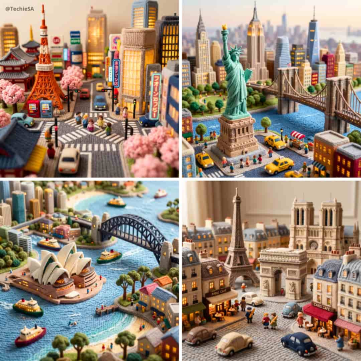 Check this one out guys ..Knitted Cities!