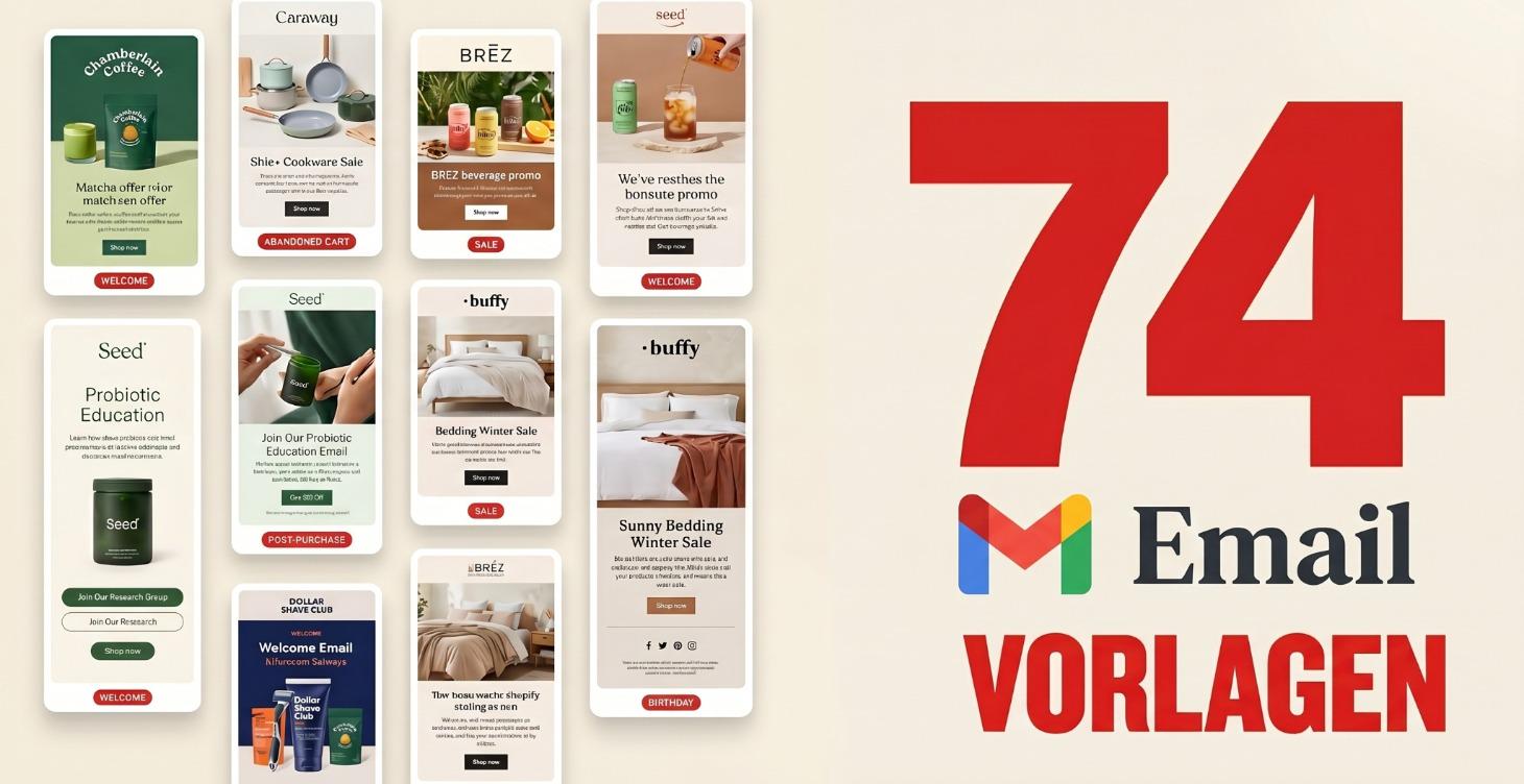 74 Email Vorlagen